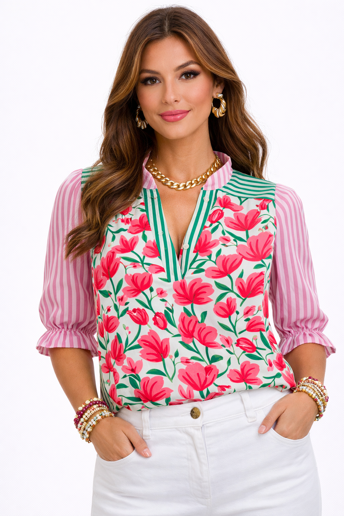 Fresh Picked Floral Blouse