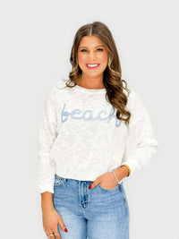 Coastal Knit Beach Sweater