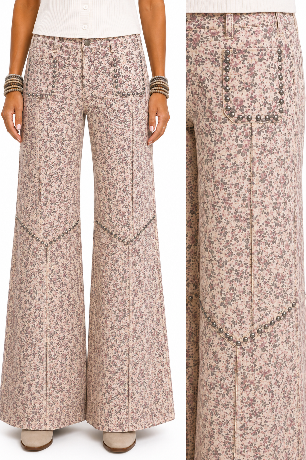 Rosewood Manor Wide Leg Jeans