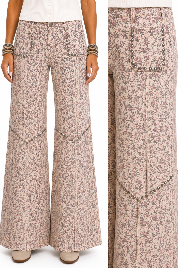 Rosewood Manor Wide Leg Jeans