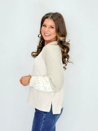 Winter’s Meadow Waffle Knit Top