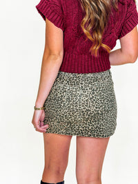 Prowl Mode Denim Mini Skirt