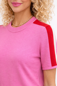 Pink Power Play Set / Sporty Pink Two Piece Lounge Set