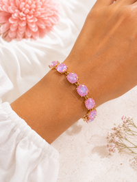 Pink Opal Glow Bracelet