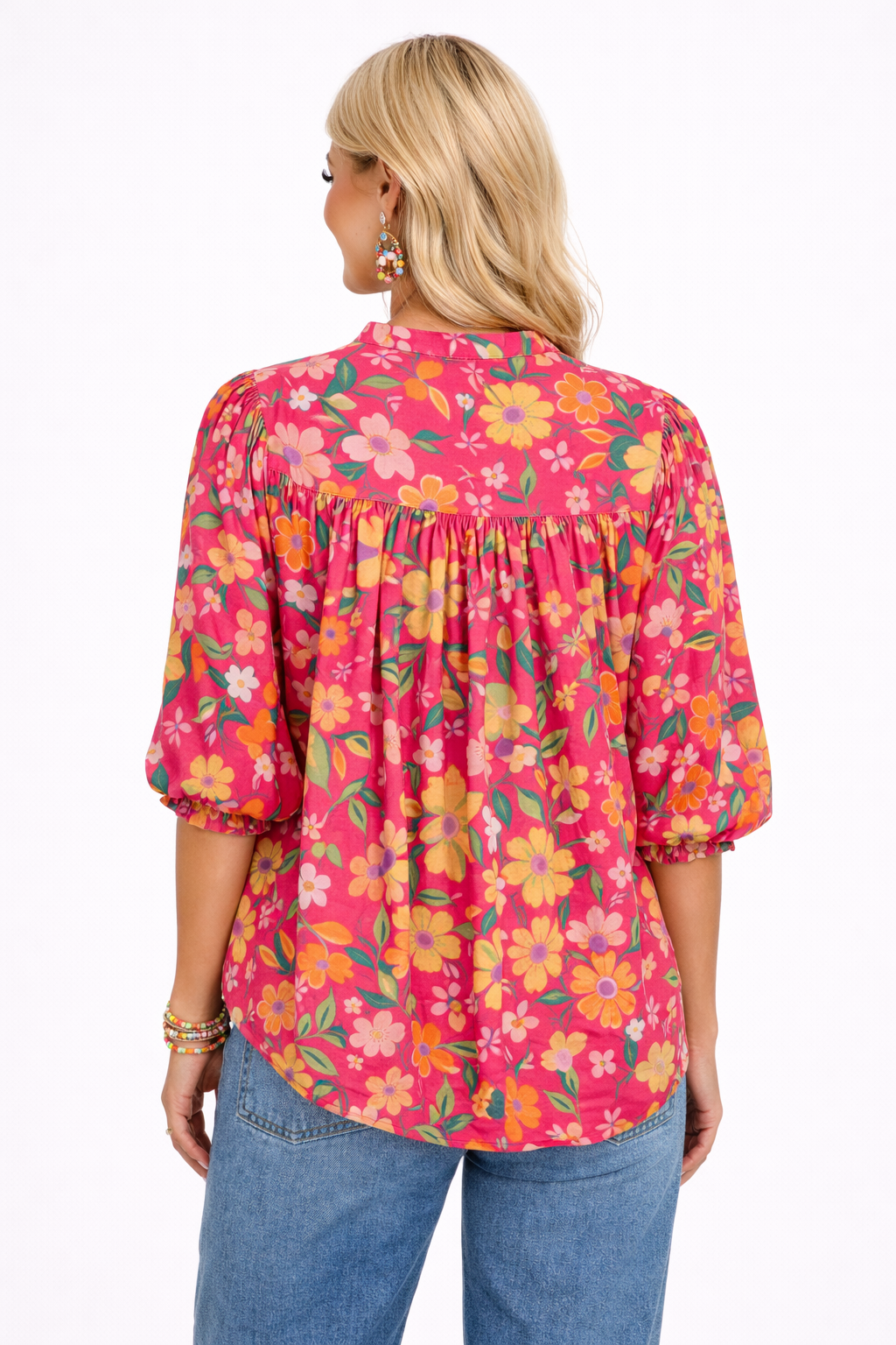 Colorburst Floral Top
