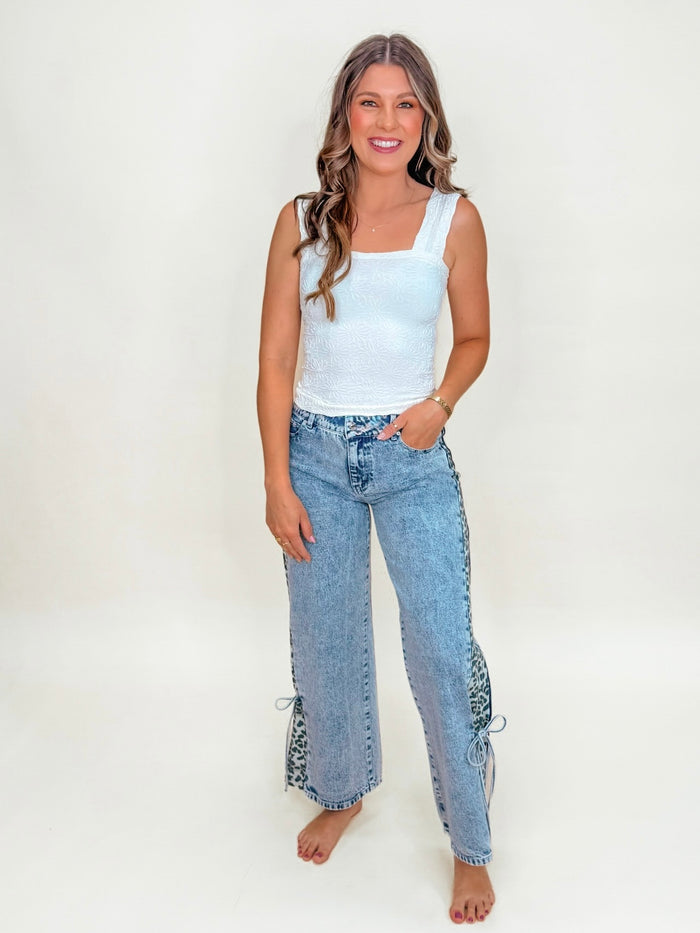 Urban Edge Tie Hem Jeans