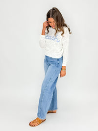 Lovervet Curved Seam Barrel Jeans