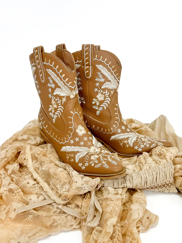 Wildflower Embroidered Western Boot
