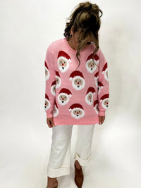 Santa’s Little Helper Sweater Light Pink