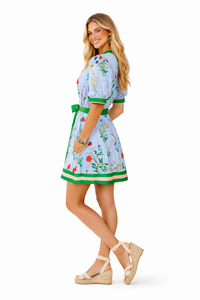 The Boho Bloom Mini Dress