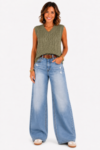 Sunday Blue Terry Jeans
