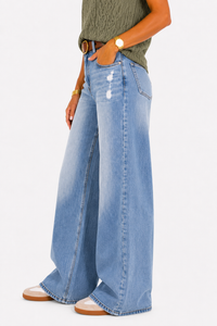 Sunday Blue Terry Jeans