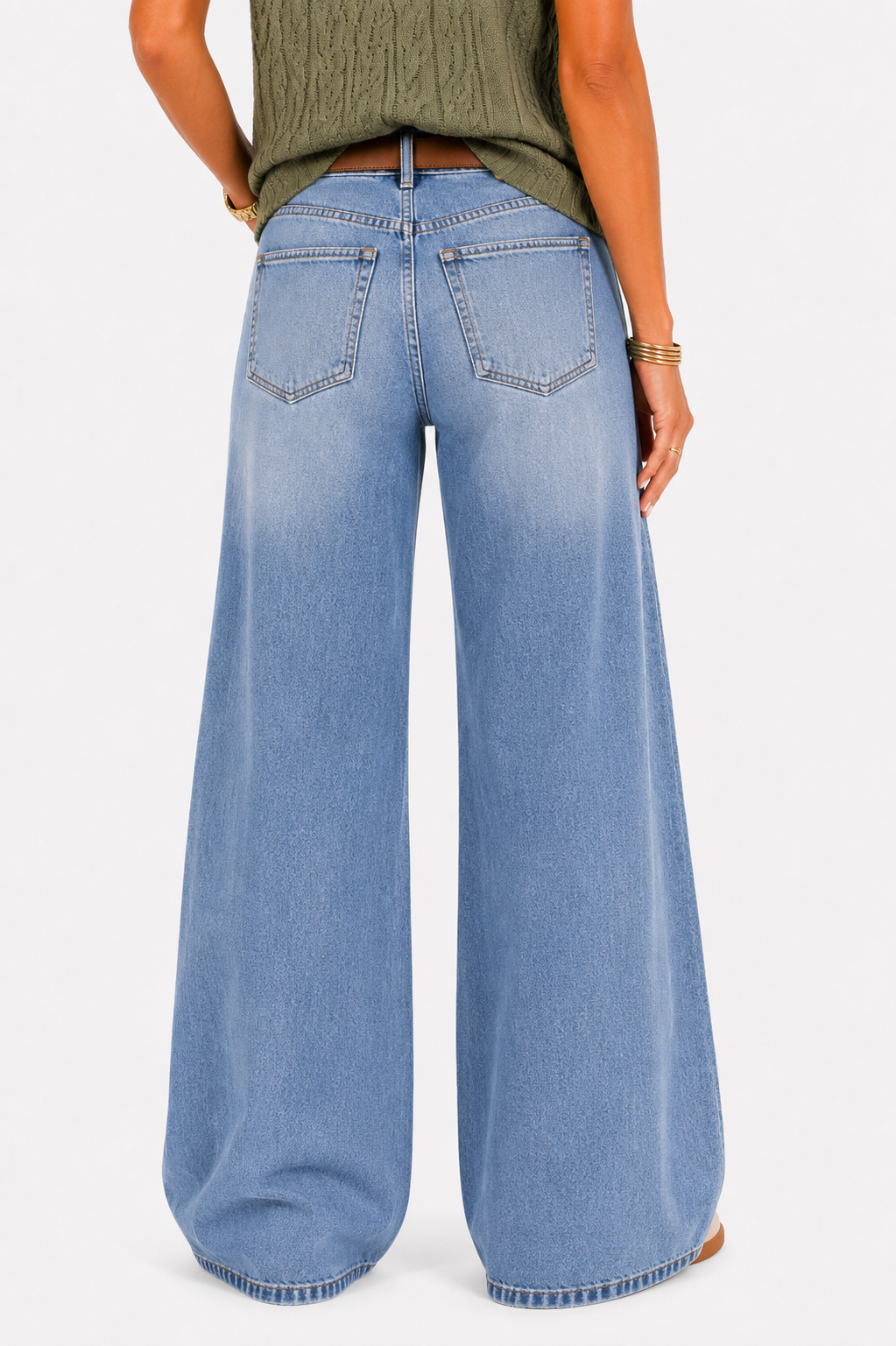 Sunday Blue Terry Jeans