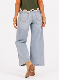 Harborline Crop Wide Leg Jeans
