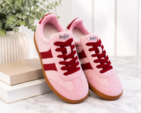 Heads Up Pink & Red Combo Cory Sneakers