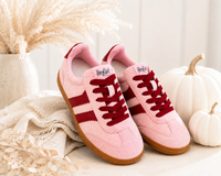 Heads Up Pink & Red Combo Cory Sneakers
