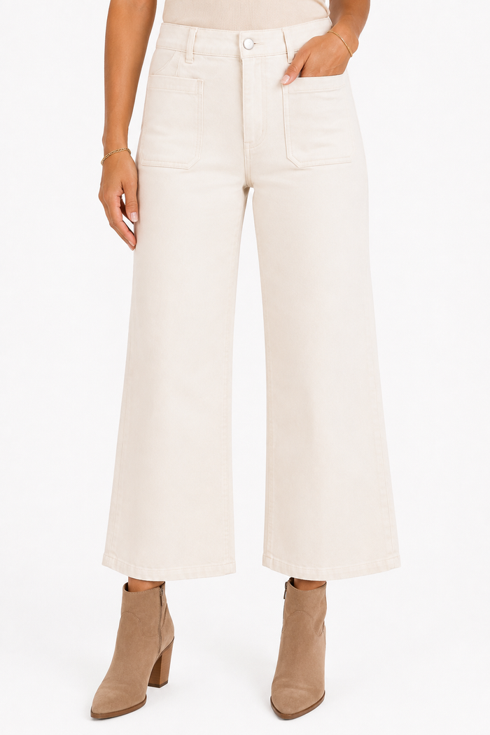Oatland Wide Crop Jeans