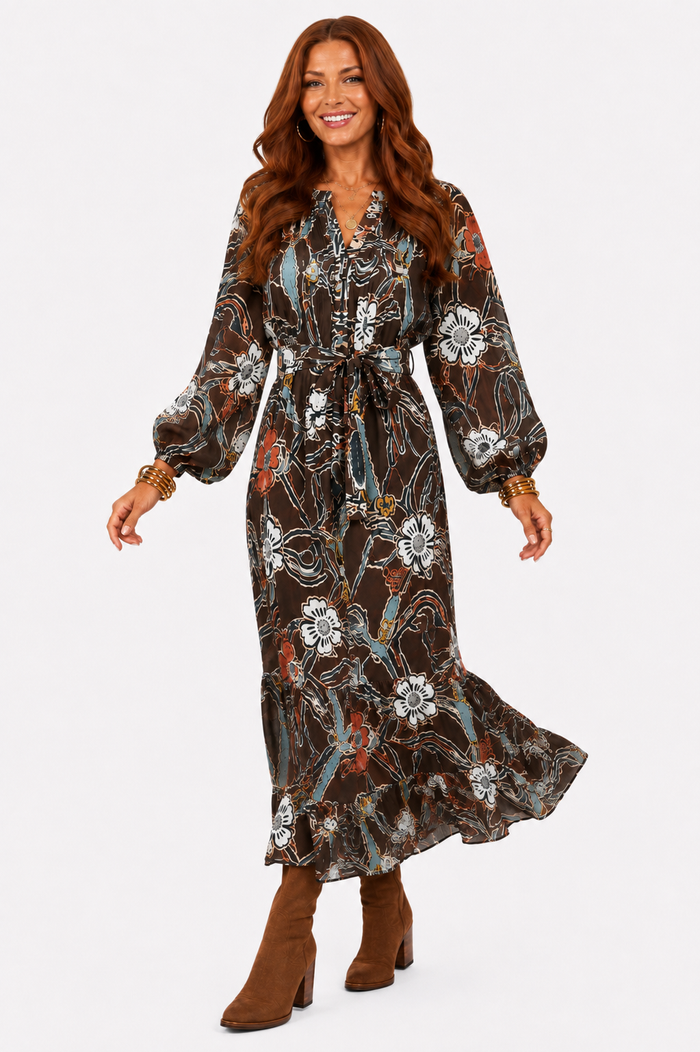 Bohemian Sunset Maxi Dress