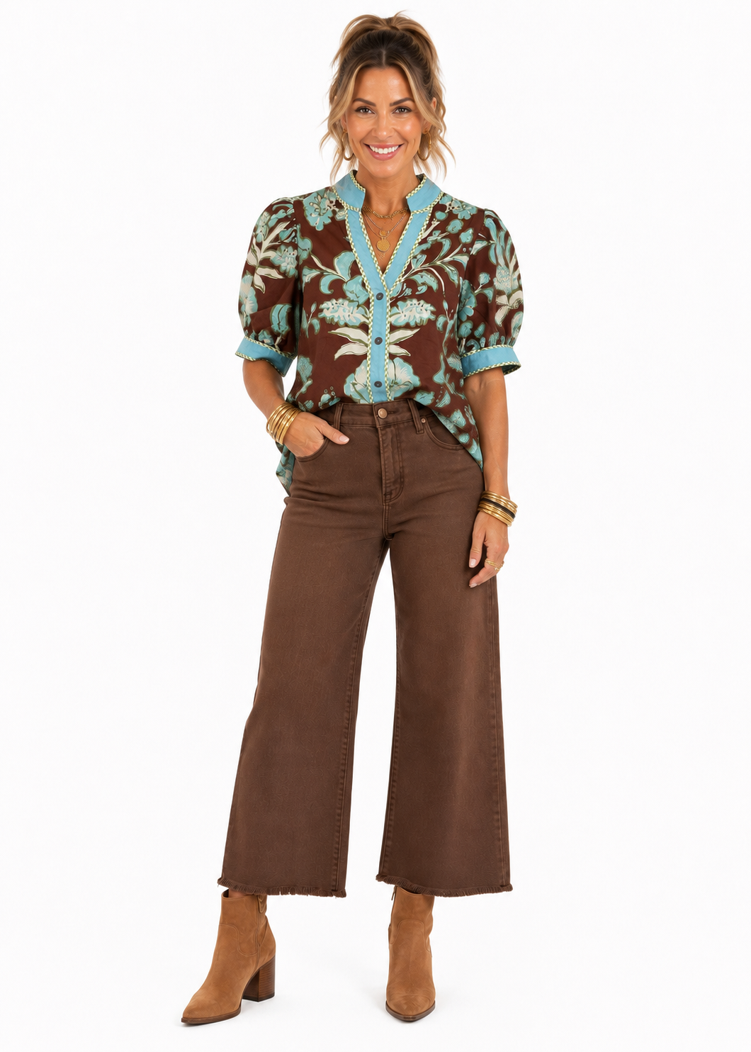 The Tessa Floral Blouse