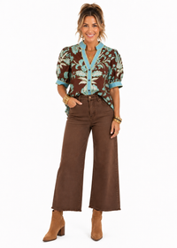 The Tessa Floral Blouse