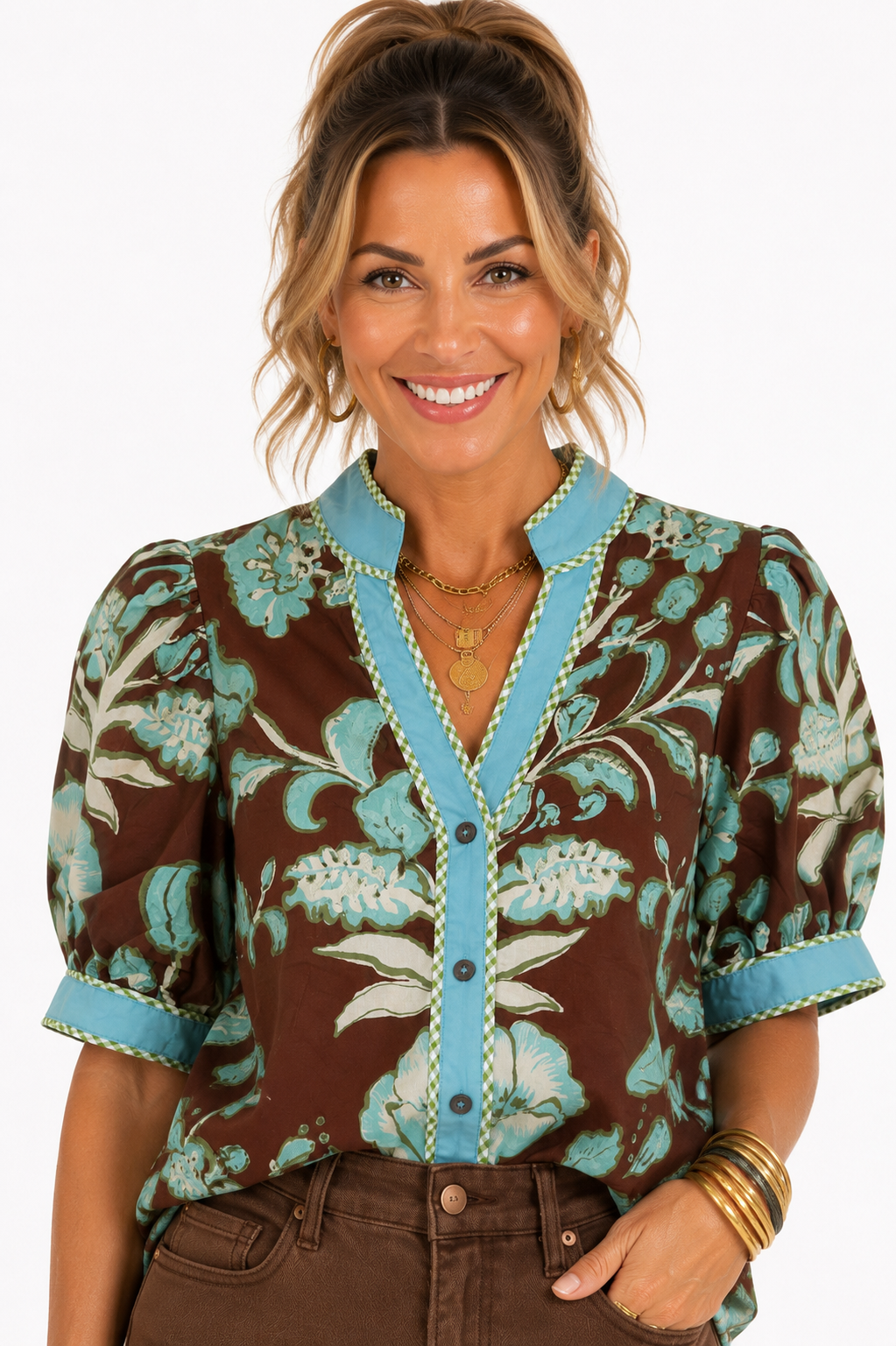 The Tessa Floral Blouse
