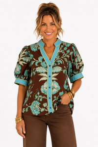 The Tessa Floral Blouse