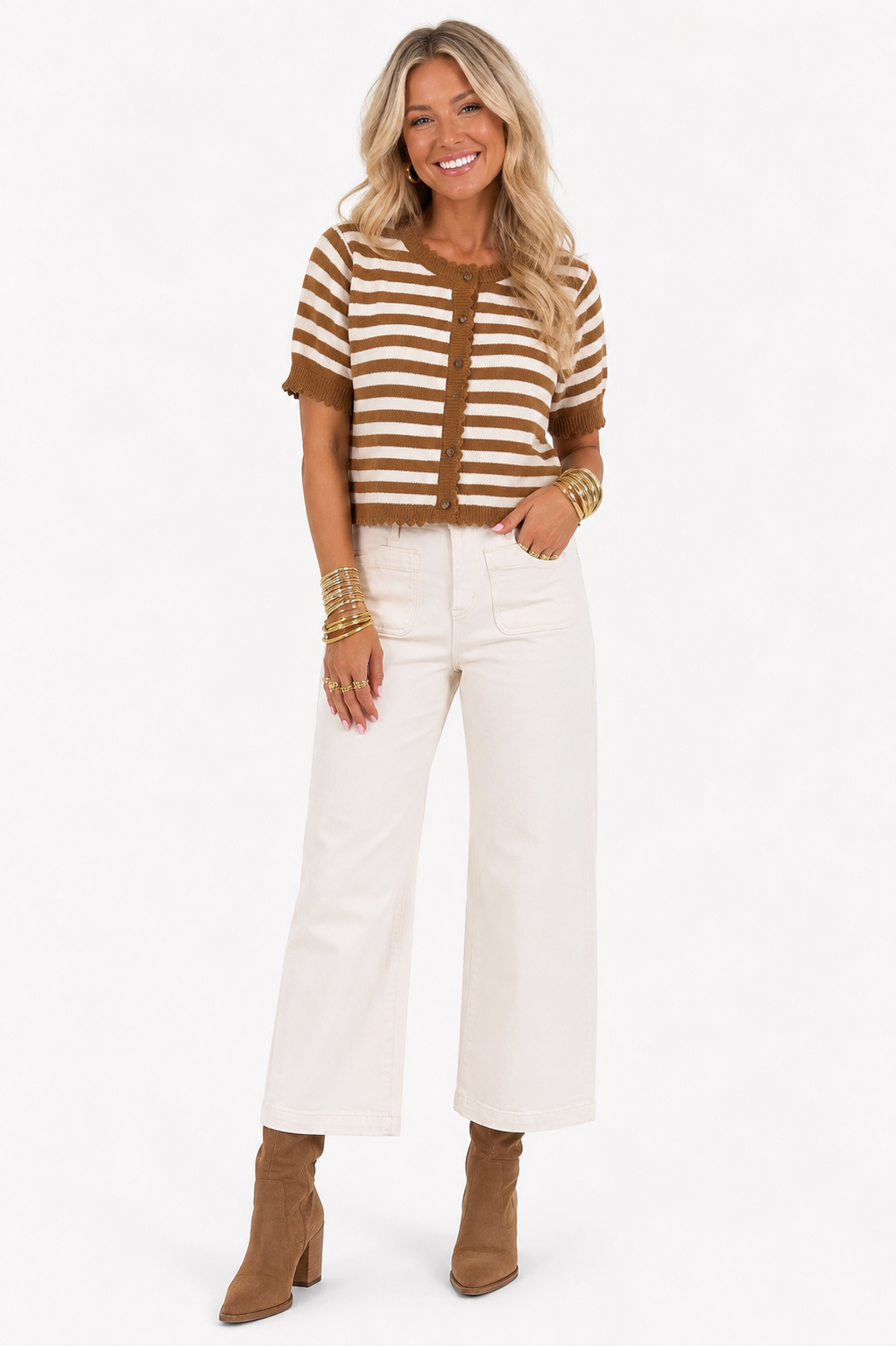 Millie Scallop Cardigan