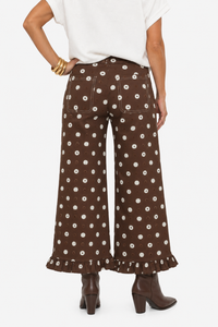 Spotted in Style Ruffle Pants