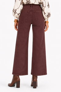 Risen Chocolate Line High-Rise Crop Jeans