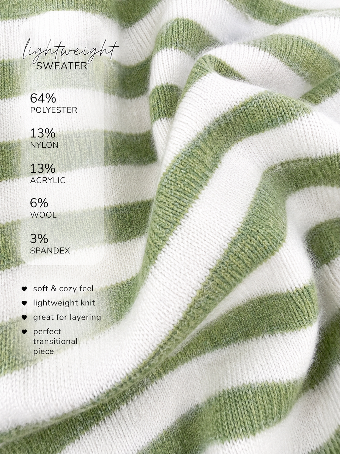 Fresh Start Striped Sweater
