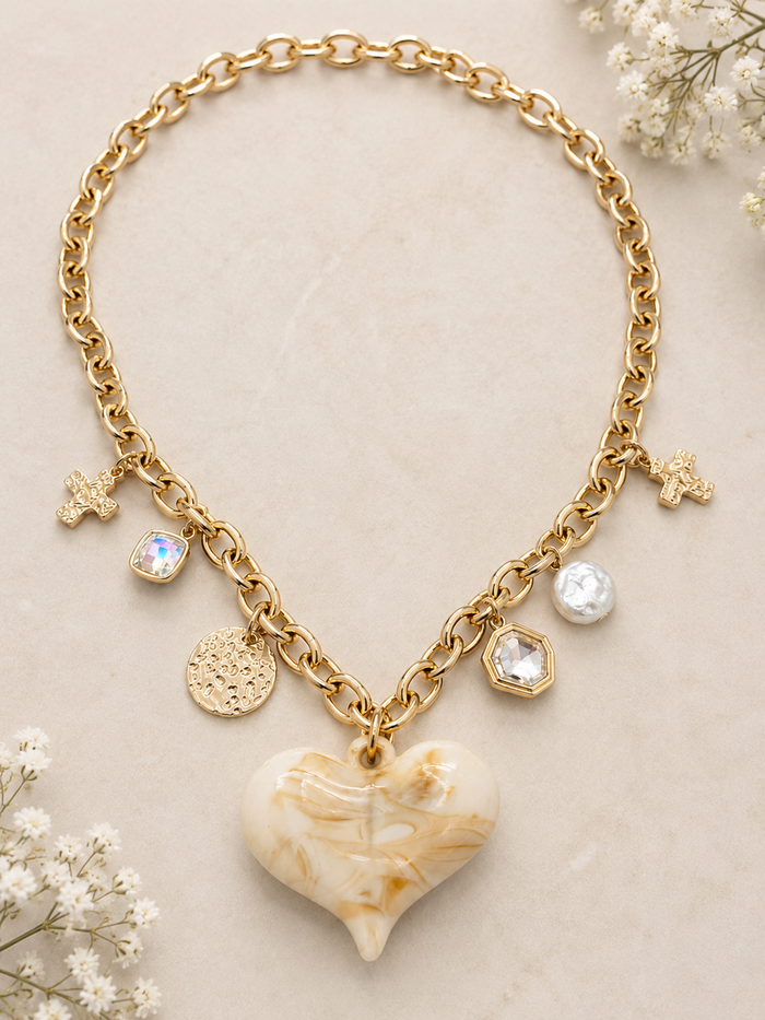 The Charmed Heart Necklace