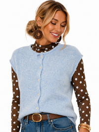 The Sunday Blue Sweater Vest