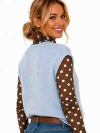 The Sunday Blue Sweater Vest