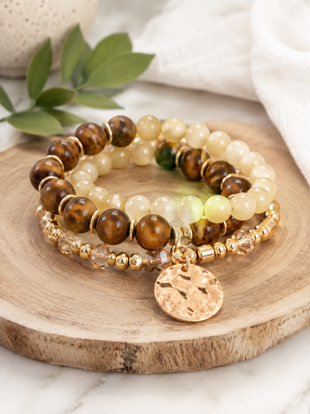 The Gilded Amber Bracelet