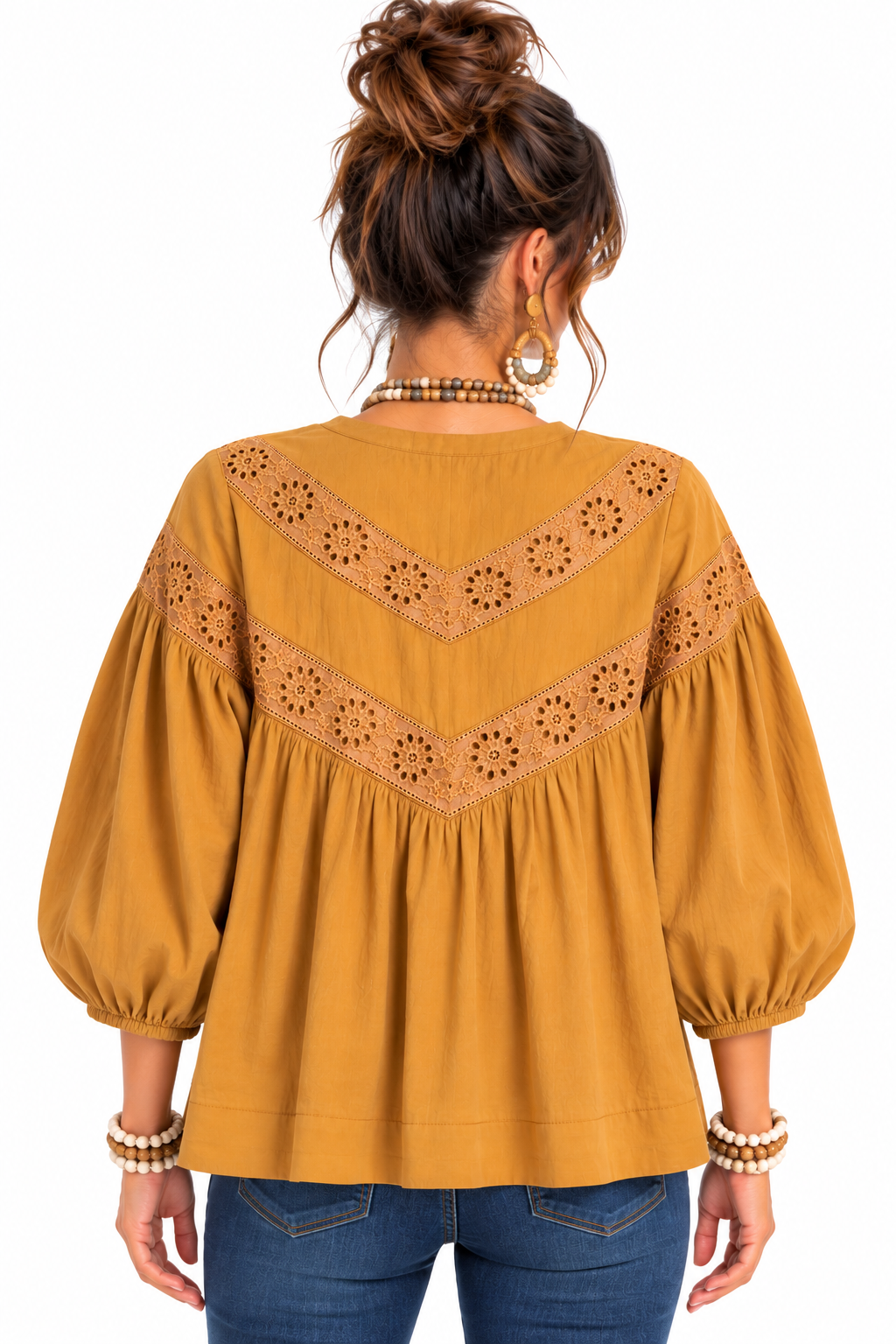 Golden Hour Eyelet Top