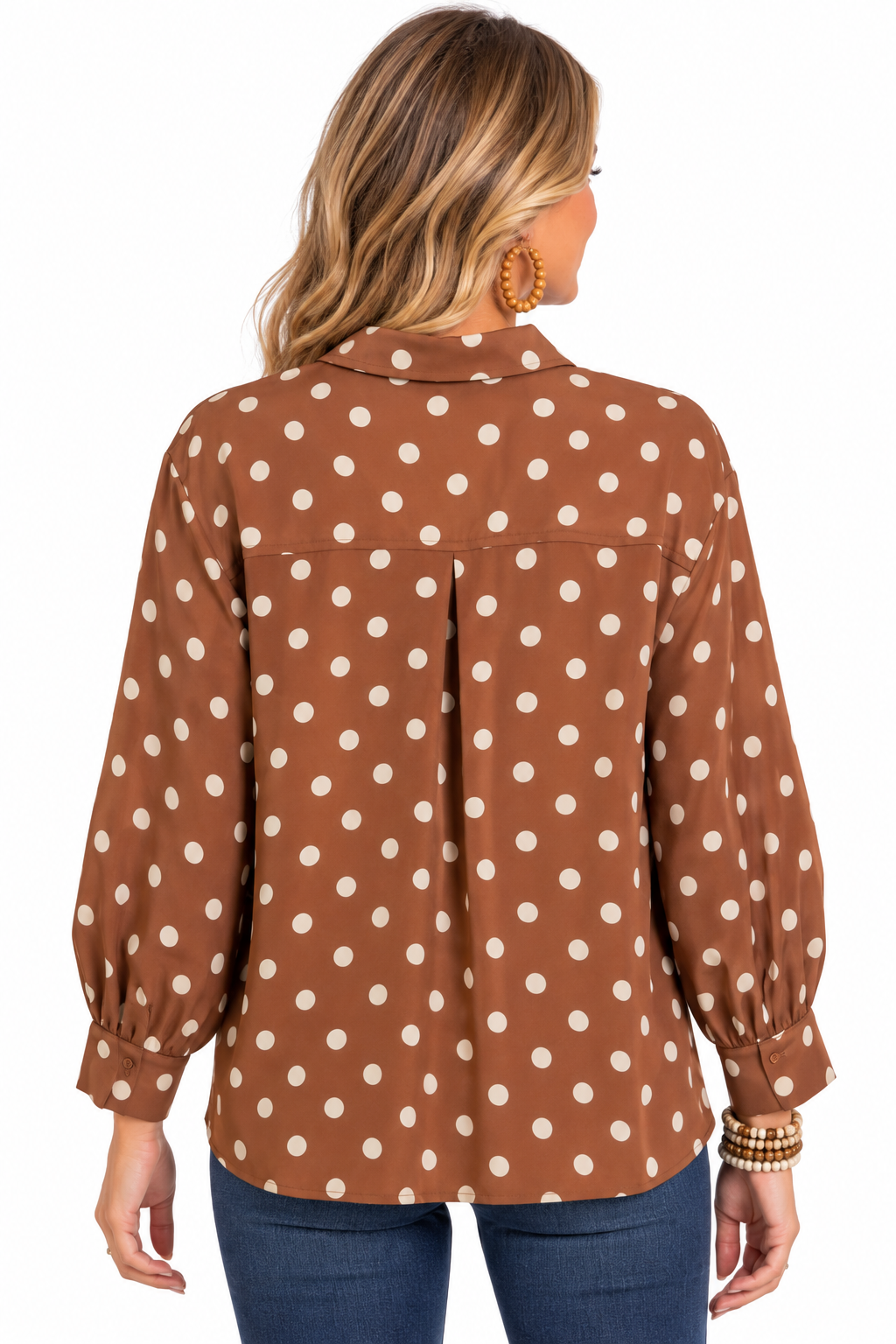 Cocoa Dot Blouse