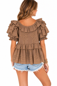 Briarwood Ruffle Blouse