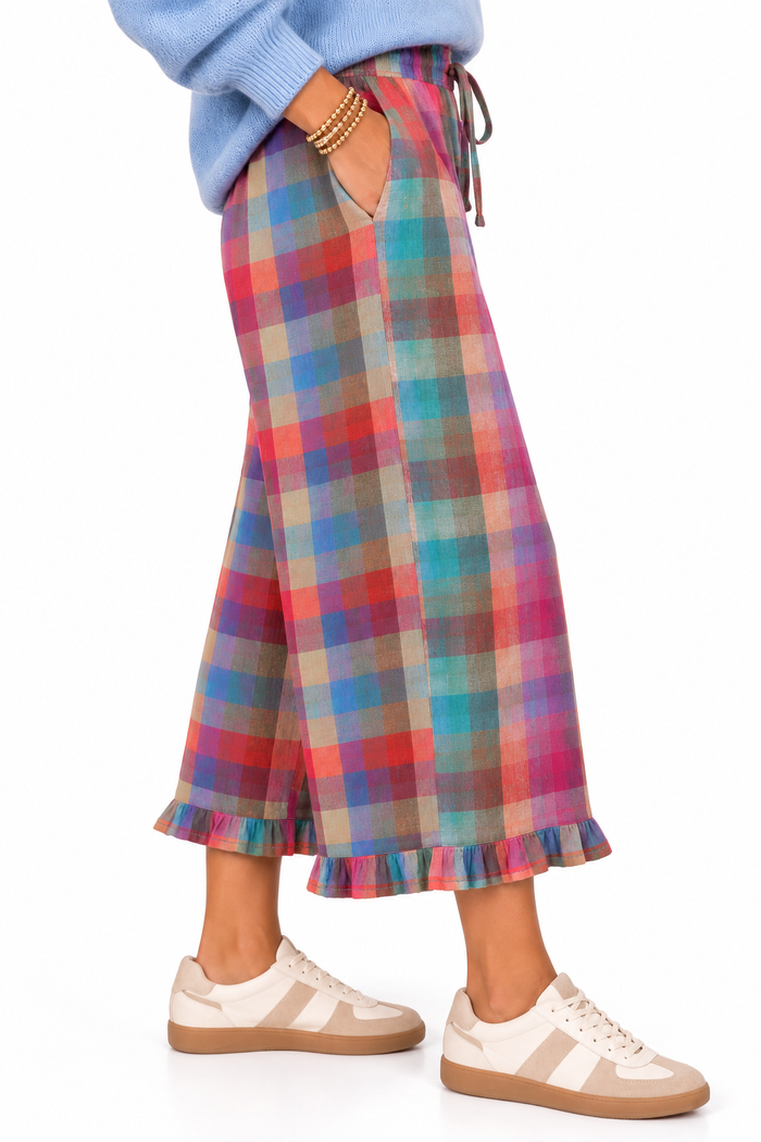 Color Me Happy Plaid Pants