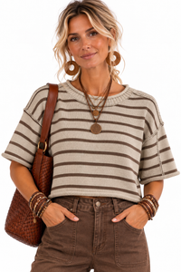 The Sutton Stripe Knit Sweater