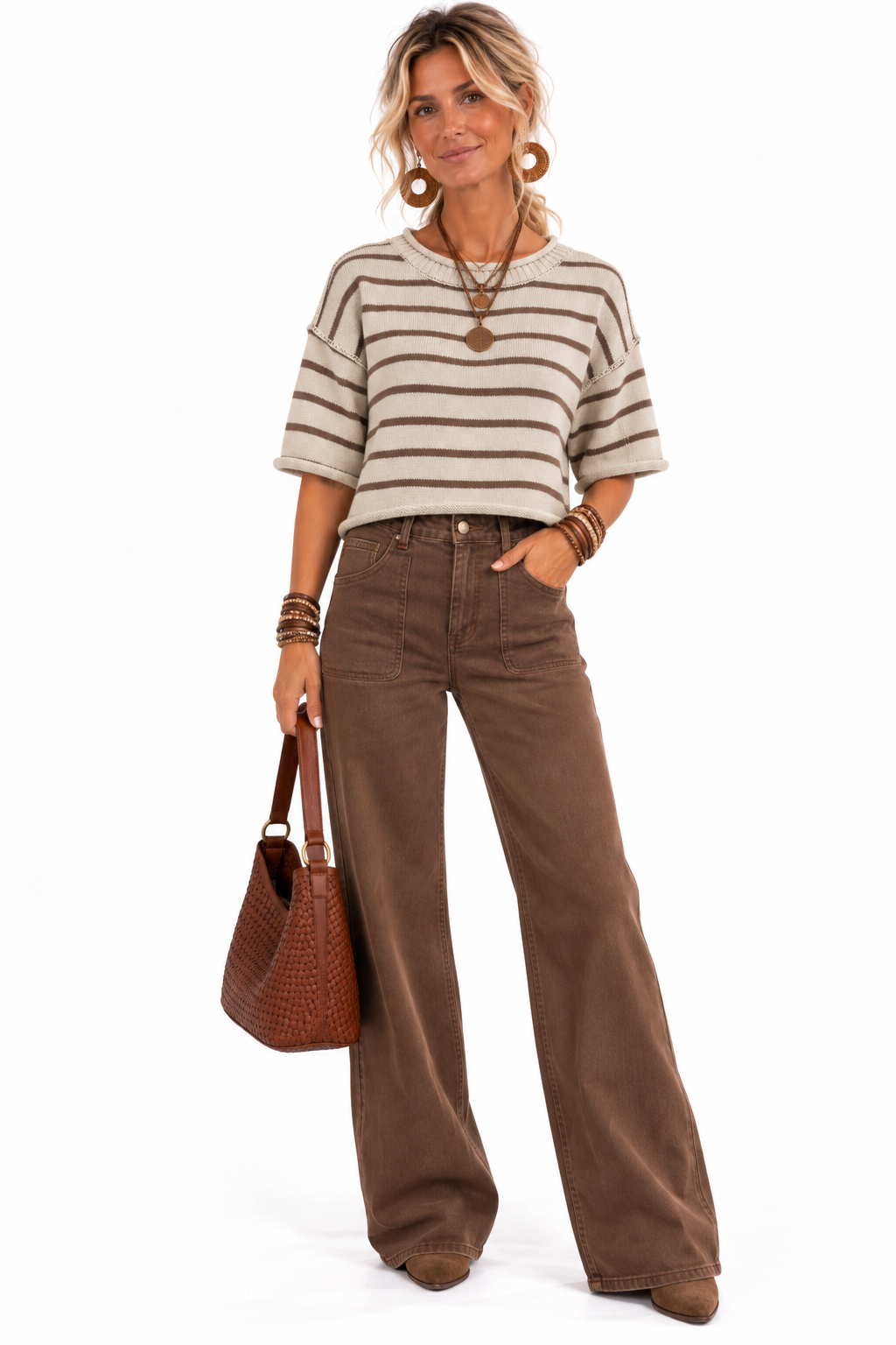 The Sutton Stripe Knit Sweater