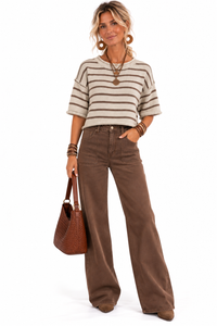 The Sutton Stripe Knit Sweater