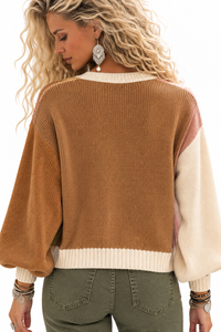 The Marlowe Colorblock Cardigan Sweater