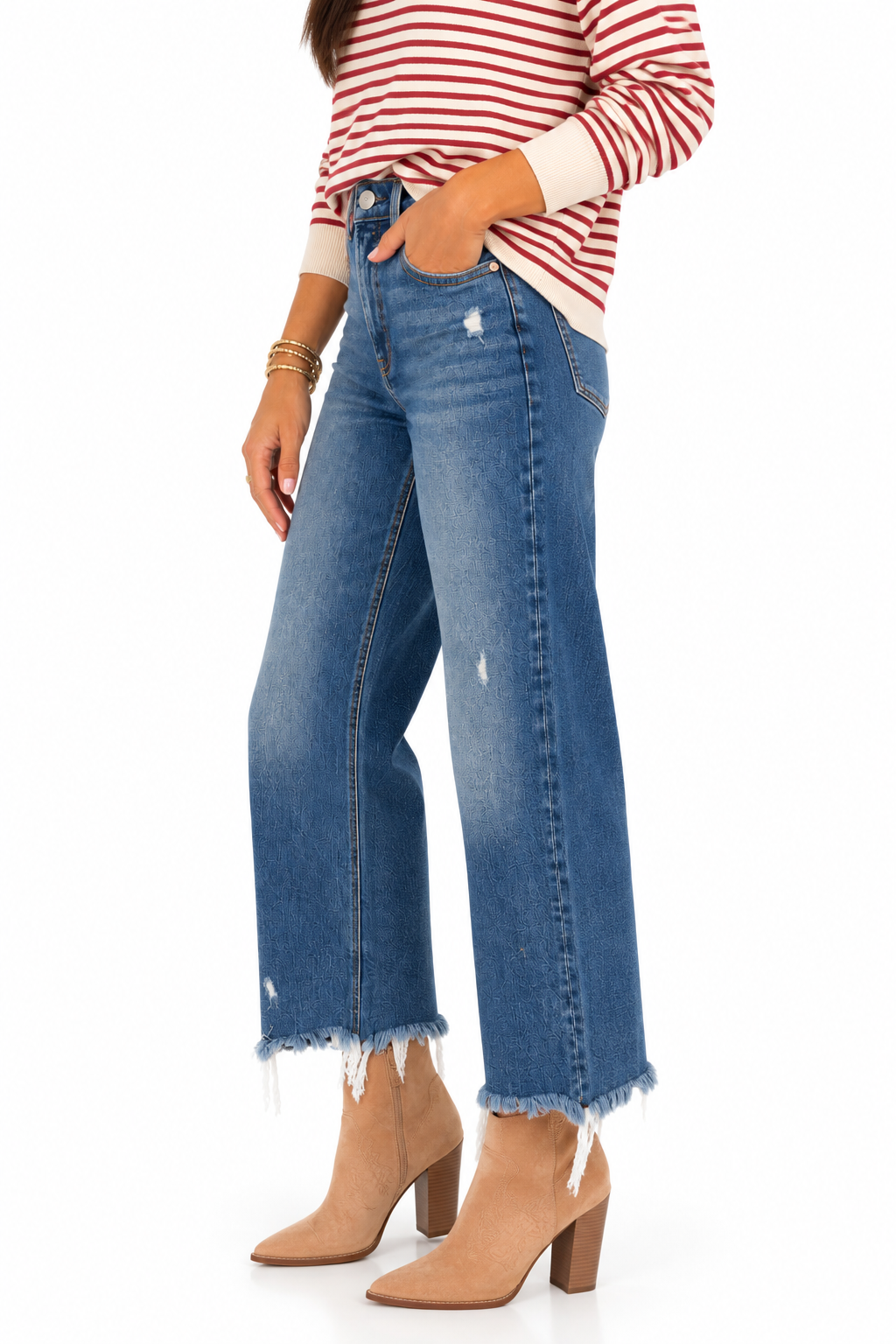 Risen After Hours Ankle Straight Jeans