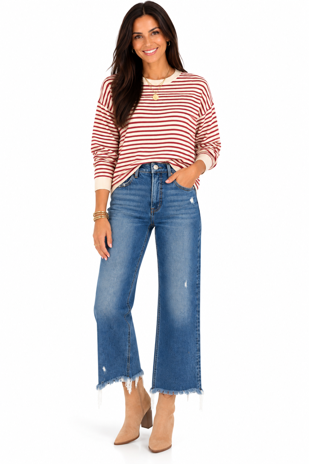 Risen After Hours Ankle Straight Jeans