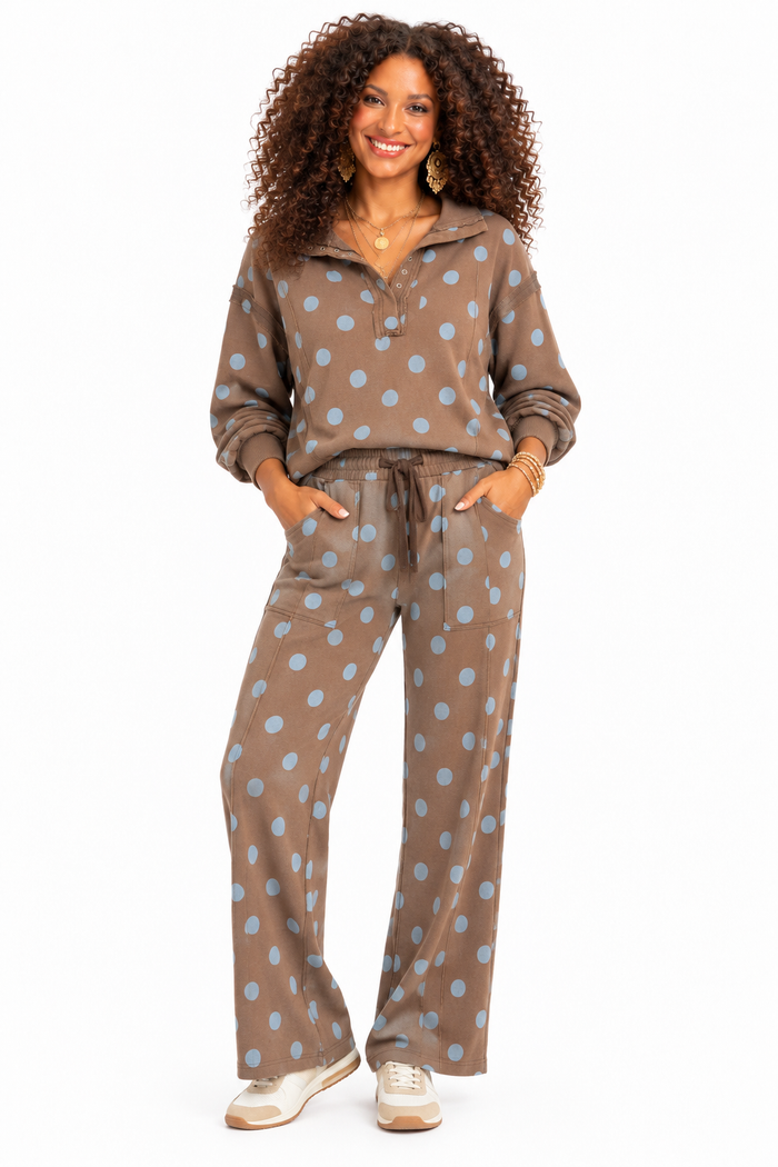 The Pippa Polka Dot Lounge Set