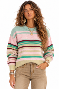 The Elowen Multi-Stripe Sweater