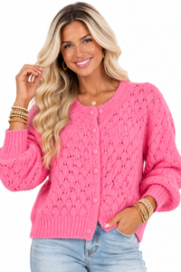 Posie Punch Cardigan Sweater