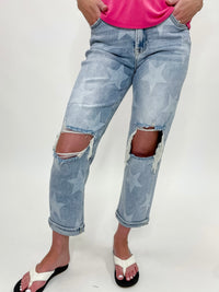 Risen Starry Sky High Rise Slouch Jeans