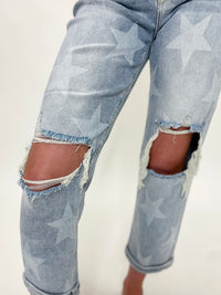 Risen Starry Sky High Rise Slouch Jeans