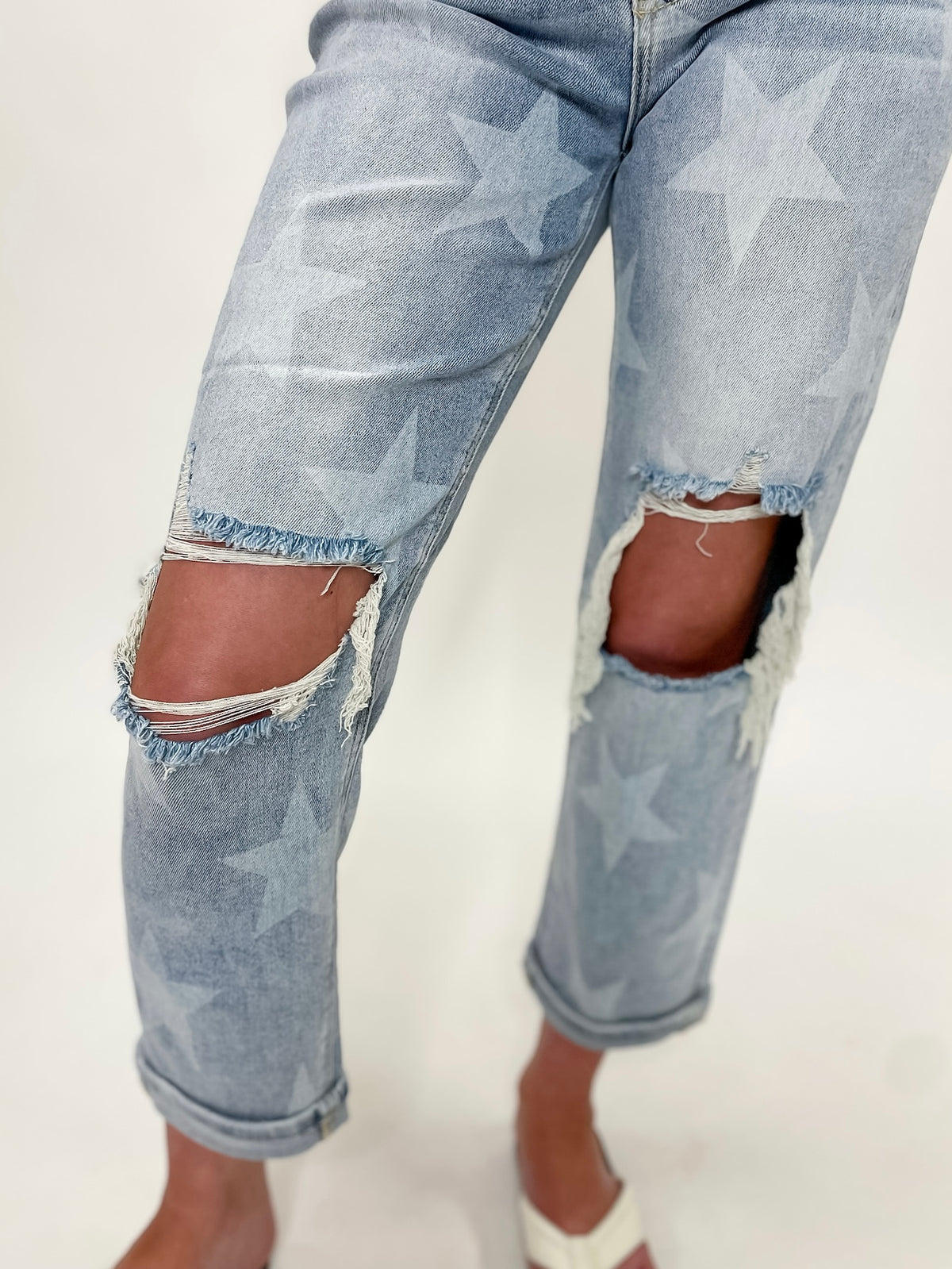 Risen Starry Sky High Rise Slouch Jeans